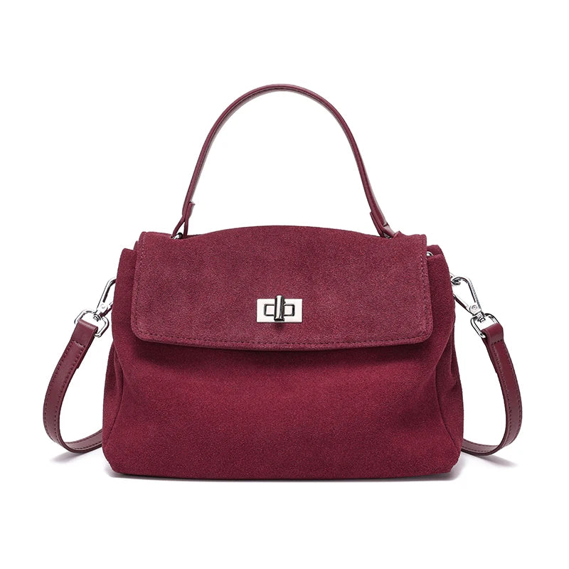 Sac Bandoulière en Daim Femme Apolline
