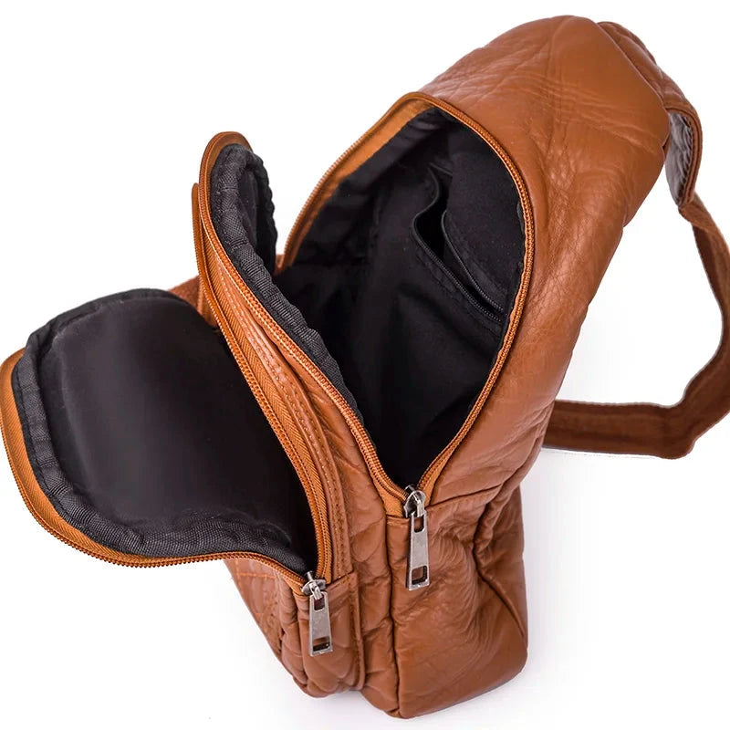 Banane Cuir Femme Sac Cuir