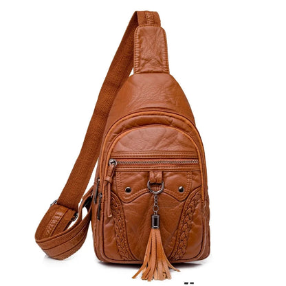 Banane Cuir Femme Camel / 20cm7cm28cm / Cuir (PU) Sac Cuir