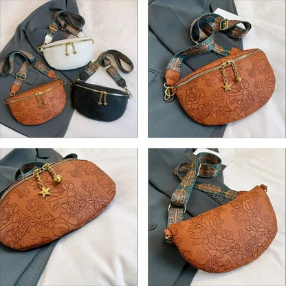 Banane Sac Femme Etoile Sac Cuir Femme