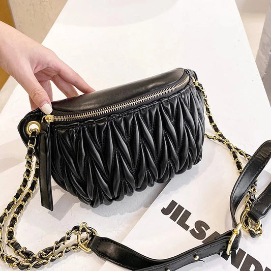 Banane Sacoche Femme Sac Cuir Femme