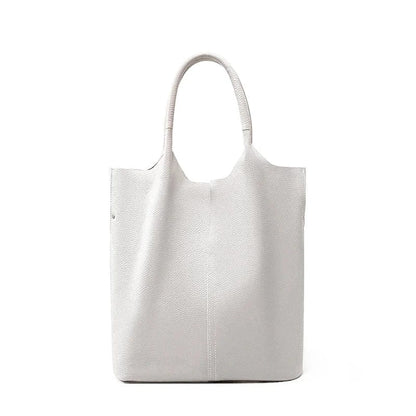 Sac Cabas XXL Grande Contenance | La Casa du Cuir Beige / Cuir Véritable
