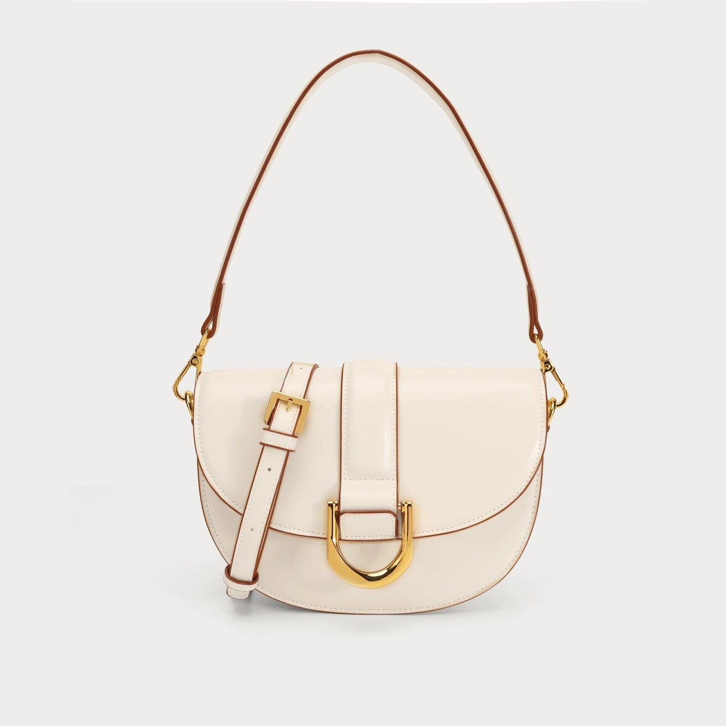 Beige / Cuir Vegan Sac Cuir Femme