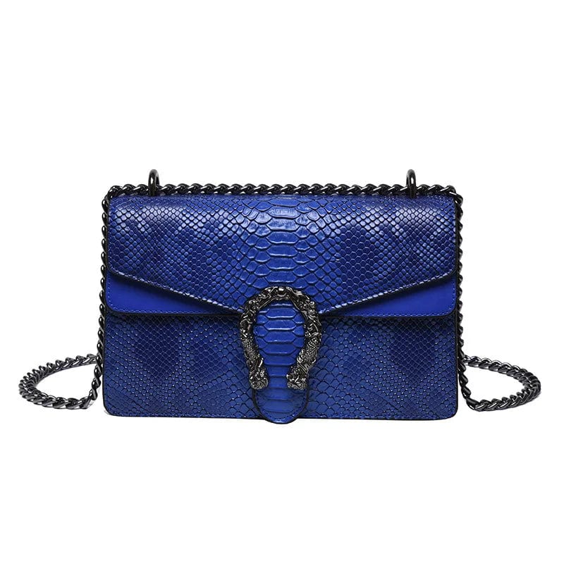 Bleu / Cuir PU Sac Cuir Femme