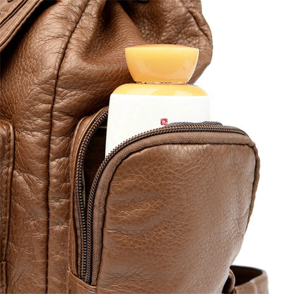 Sac à Dos Bleu | La Casa du Cuir Bleu / Cuir Vegan sac à dos