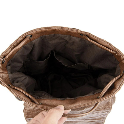 Sac à Dos Bleu | La Casa du Cuir Bleu / Cuir Vegan sac à dos