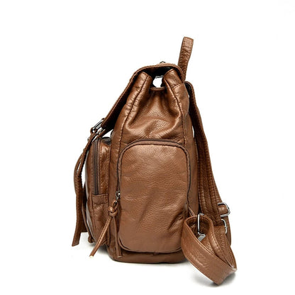 Sac à Dos Bleu | La Casa du Cuir Bleu / Cuir Vegan sac à dos