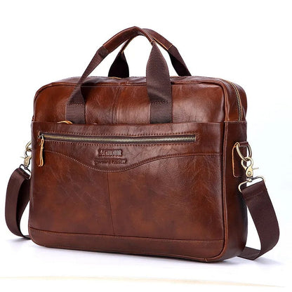 Sac Ordinateur Homme Cuir Arturo | La Casa du Cuir Marron / Cuir Sac Ordinateur