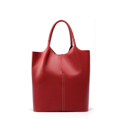 Sac Cabas XXL Grande Contenance | La Casa du Cuir Rouge / Cuir Véritable
