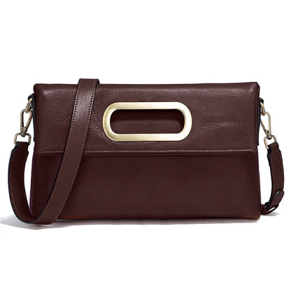 Sac à Main Tendance Femme Gabrielle | La Casa du Cuir Café / Cuir Sac bandoulière