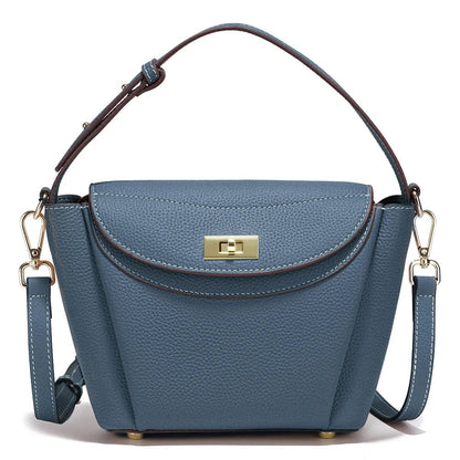 Sac Besace Femme Anne | La Casa du Cuir Bleu Foncé / Cuir sac à main