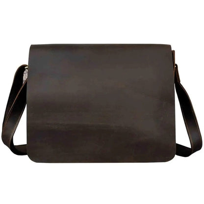 Sac en Bandoulière en Cuir pour Homme | La Casa du Cuir Café / Cuir Véritable