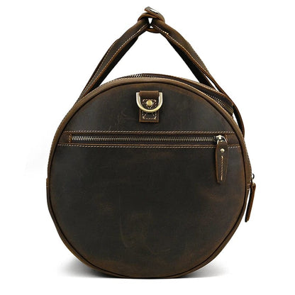 Sac en Cuir de Voyage pour Homme Edouard | La Casa du Cuir Marron Foncé / Cuir Véritable Sac de voyage
