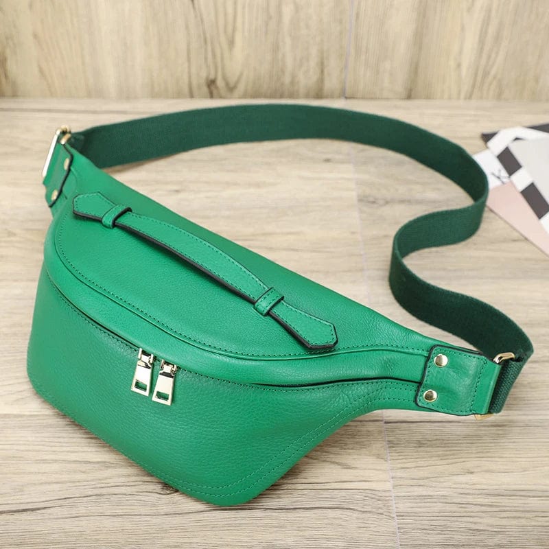 sac banane femme tendance 2024 Sac Banane Femme Chic  Sac Banane Cuir, Sac Banane Vert Cuir