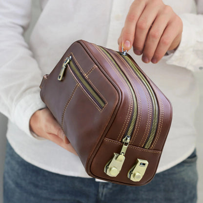 Grande Trousse de Toilette Homme｜La Casa Du Cuir