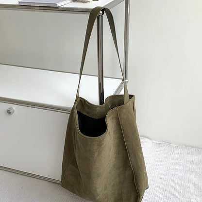 Sac Fourre Tout en Daim