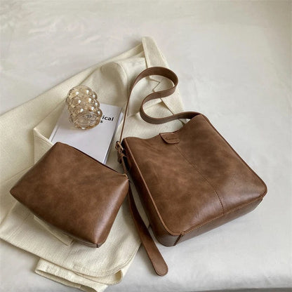 Sac Bandouliere Fourre Tout | La Casa du Cuir Khaki / Cuir Vegan Sac Cabas