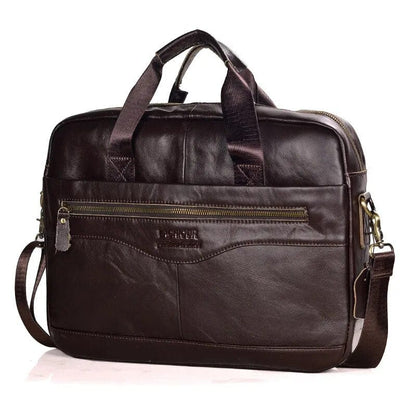 Sac Ordinateur Homme Cuir Arturo | La Casa du Cuir Café / Cuir Sac Ordinateur