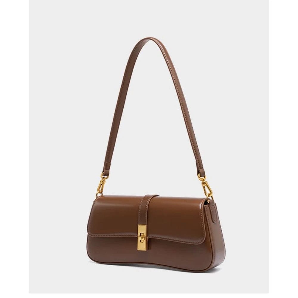 Marron / Cuir Sac Cuir Femme