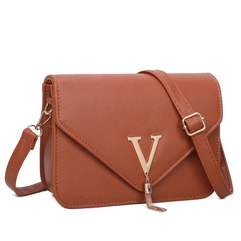 Marron / Cuir PU Sac Cuir Femme