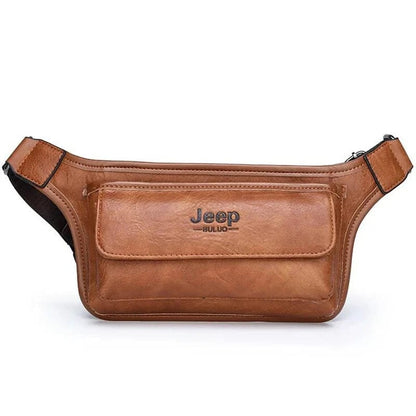 Sacoche Ceinture Homme | La Casa du Cuir Marron / Cuir Vegan Sac Banane