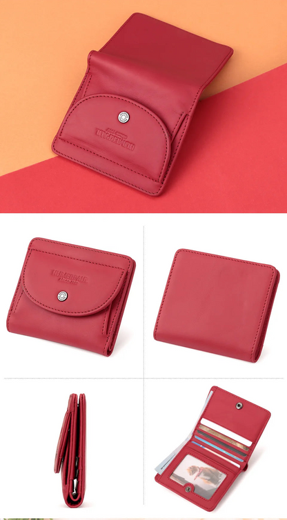 Mini Porte-Monnaie Femme Cuir Olivia | Compact & Chic