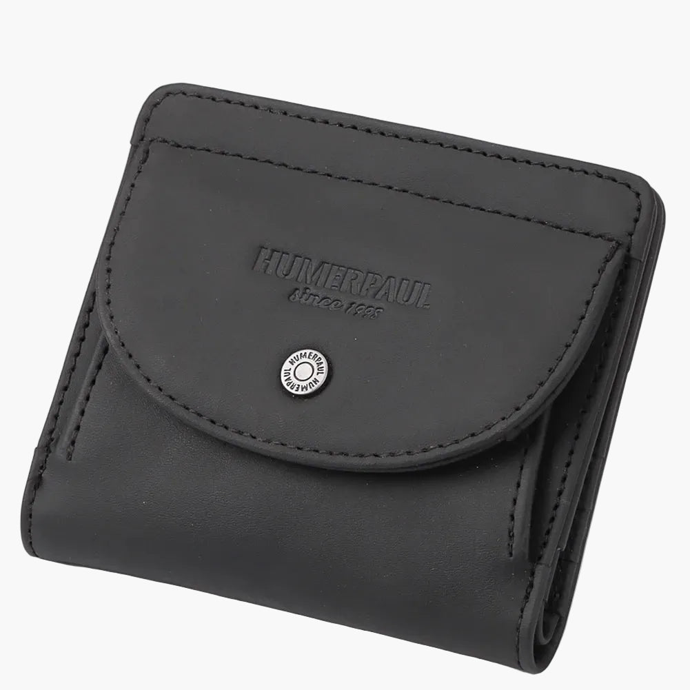 Mini Porte-Monnaie Femme Cuir Olivia | Compact & Chic Noir / Cuir