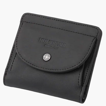 Mini Porte-Monnaie Femme Cuir Olivia | Compact & Chic Noir / Cuir