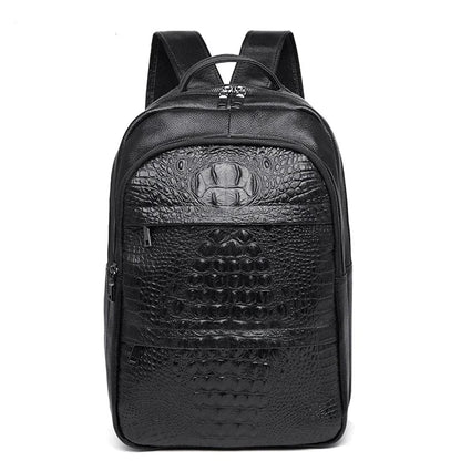Sac à Dos Ordinateur Femme Tendance | La Casa du Cuir Noir / Cuir Véritable / 17 Pouces sac à dos