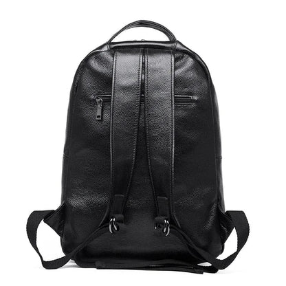 Sac à Dos Ordinateur Femme Tendance | La Casa du Cuir Noir / Cuir Véritable / 17 Pouces sac à dos