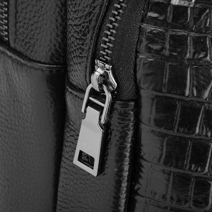 Sac à Dos Ordinateur Femme Tendance | La Casa du Cuir Noir / Cuir Véritable / 17 Pouces sac à dos