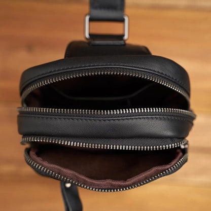 Sac Banane Homme Tendance Noir | La Casa du Cuir Noir / Cuir Sac Banane