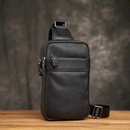 Sac Banane Homme Tendance Noir | La Casa du Cuir Noir / Cuir Sac Banane