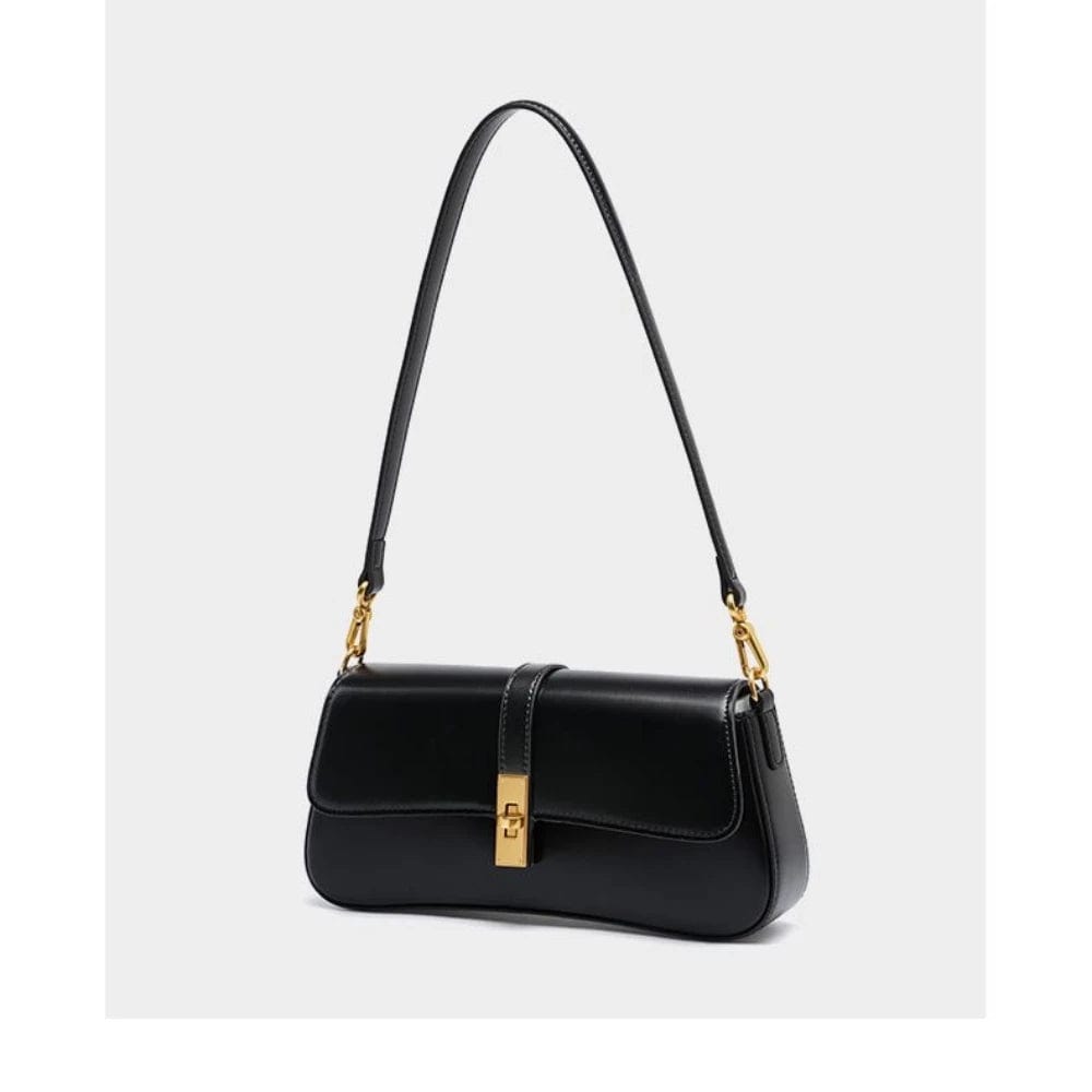 Noir / Cuir Sac Cuir Femme