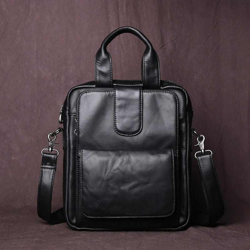 Noir / Cuir / Homme Sac bandoulière