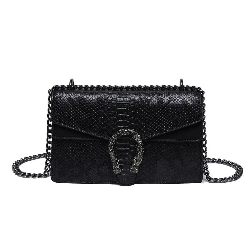 Noir / Cuir PU Sac Cuir Femme