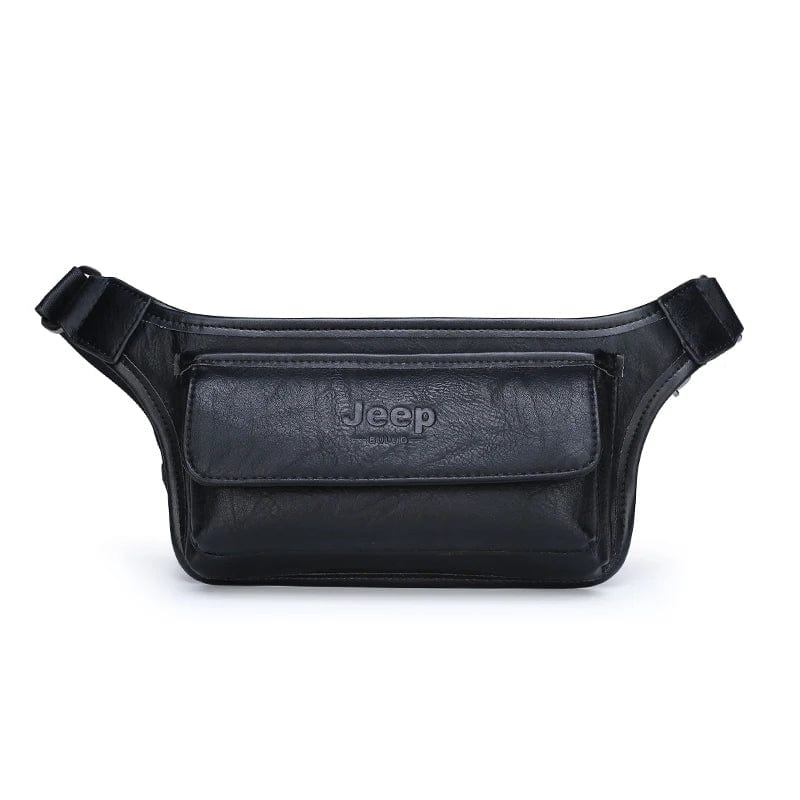 Noir / Cuir Vegan Sac Banane