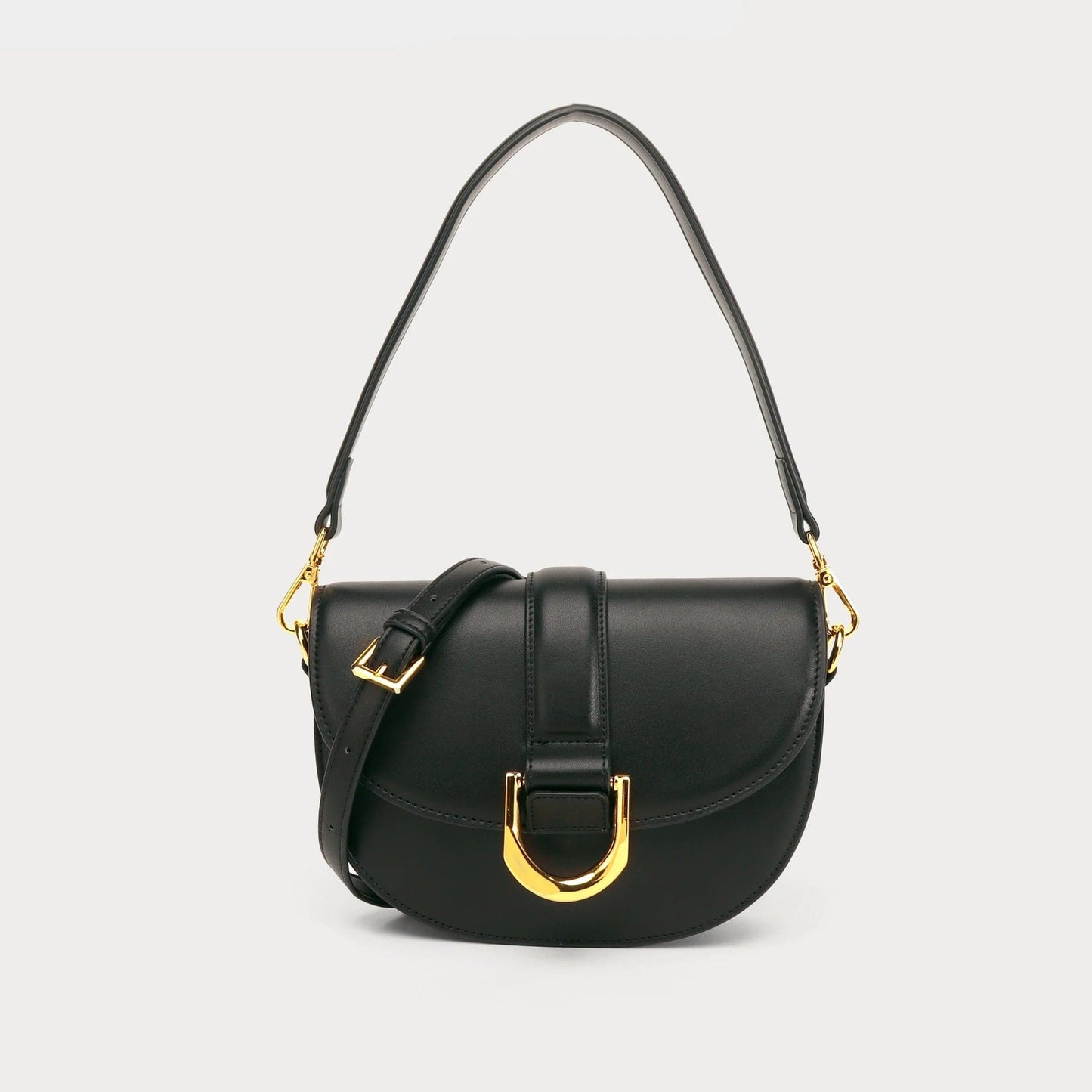 Noir / Cuir Vegan Sac Cuir Femme