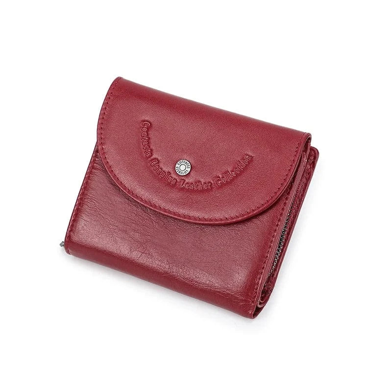 Petit Porte Carte Femme Red / CN