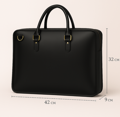 Pochette Ordinateur Homme en Cuir | Modèle Basile Sac Ordinateur