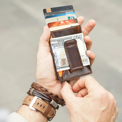 Porte Carte Bancaire cuir Homme｜La Casa Du Cuir Café