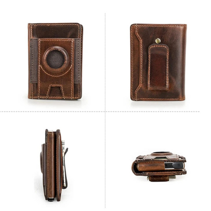 Porte Carte Bancaire cuir Homme｜La Casa Du Cuir Café