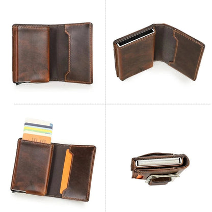 Porte Carte Bancaire cuir Homme｜La Casa Du Cuir Café