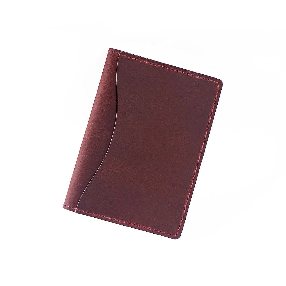 Porte Carte Cuir Femme Red