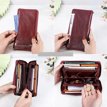 Porte Carte en Cuir pour Femme｜La Casa Du Cuir