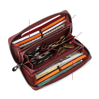 Porte Carte en Cuir pour Femme｜La Casa Du Cuir