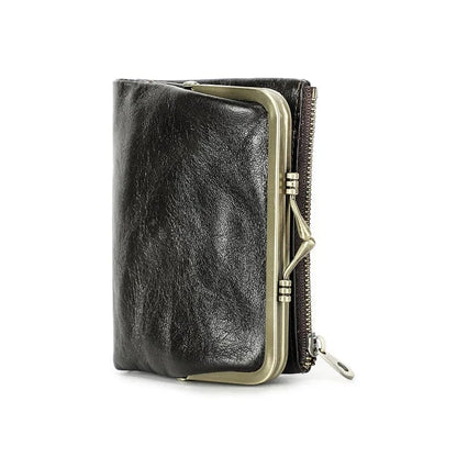 Porte Carte et Porte Monnaie Femme｜La Casa Du Cuir Café