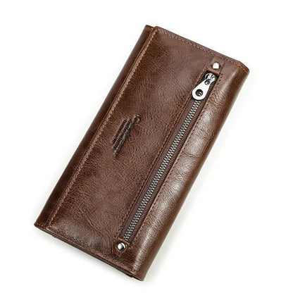 Porte Carte Femme Luxe｜La Casa Du Cuir Café