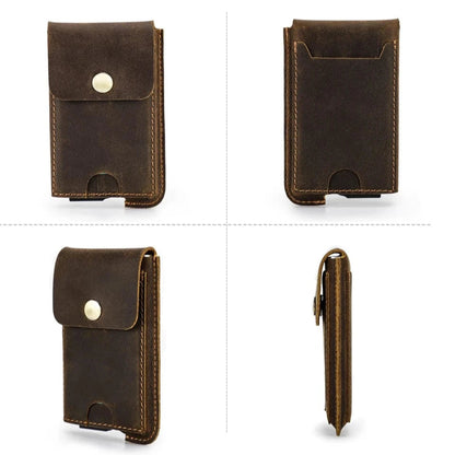 Porte Carte Rigide pour Homme｜La Casa Du Cuir Café