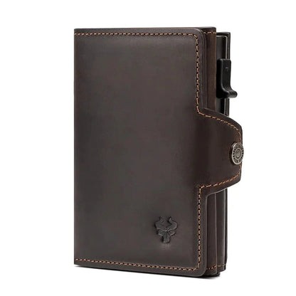 Porte-Cartes Homme｜La Casa Du Cuir Café